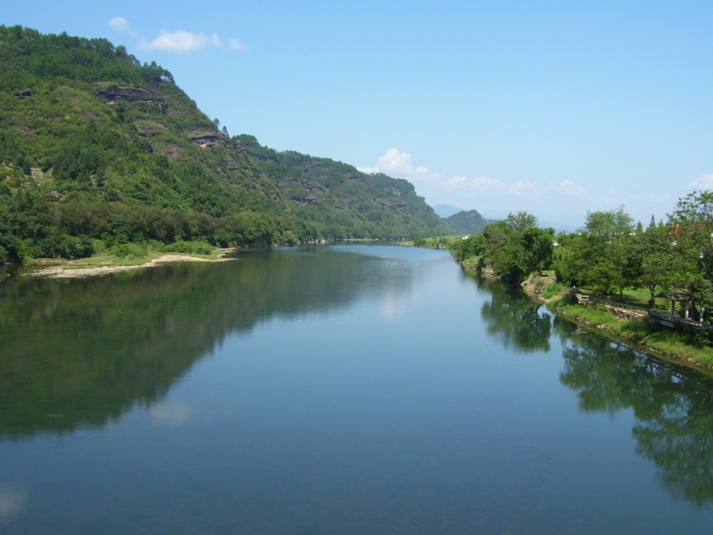 Речка Чунъян, одна из составляющих реки Цзянь